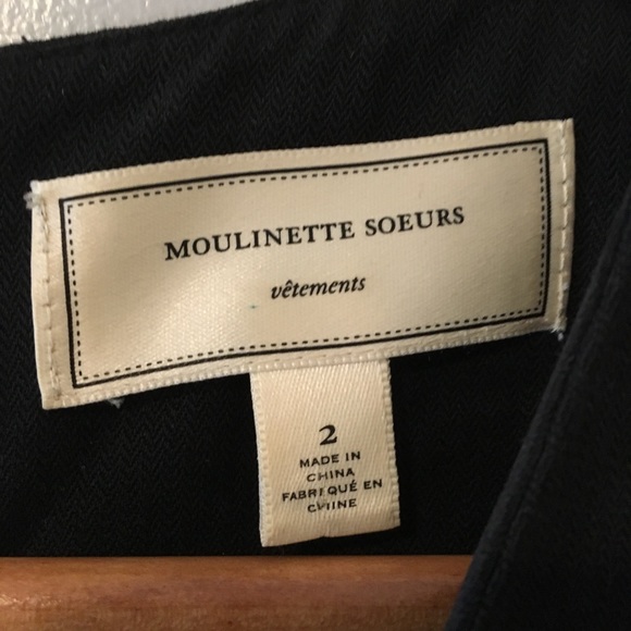 Anthropologie structured little grey dress - Picture 3 of 5